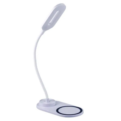 Лампа настольная светодиодная Diopro 5 Вт овал регулируемый белый свет цвет белый