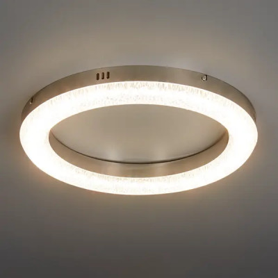 Люстра потолочная светодиодная Horda 10292/1 17 м² регулируемый белый свет цвет хром