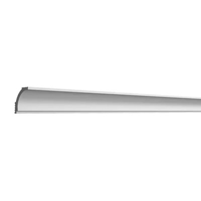 Плинтус потолочный ударопрочный Design-3 белый 30x40x2000 мм