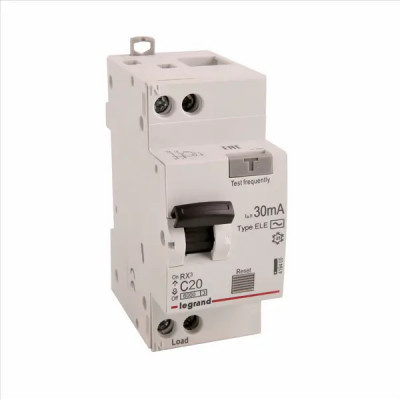 Автоматический выключатель дифференциального тока Legrand RX3 30МА 20А 1P N AC