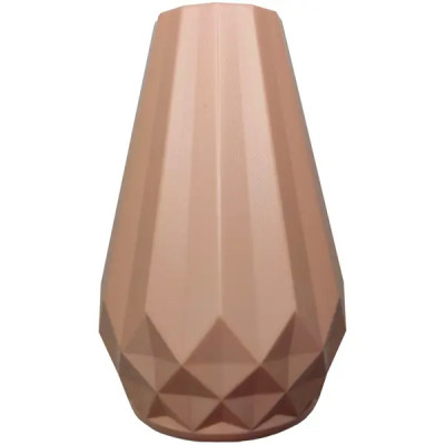 Ваза Origami пластик розовая 20.5 см