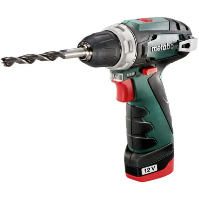 Дрель-шуруповерт аккумуляторная Metabo PowerMaxx BS 600984500, 12 В Li-ion 2x2 Ач