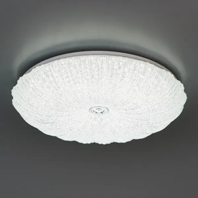 Светильник настенно-потолочный светодиодный Piko Fortuna с пультом управления 38 м² нейтральный белый свет цвет белый