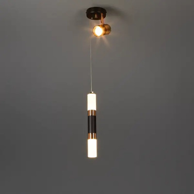 Светильник подвесной светодиодный Ordinata 10221/2 4 м² нейтральный белый свет цвет черный