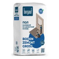 Наливной пол Bergauf Boden Zement Gross 25 кг