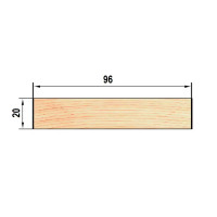 Доска строганая 20x96x2000 мм хвоя сорт оптима