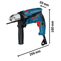 Дрель ударная сетевая Bosch Professional GSB 13 RE, 600 Вт