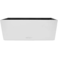 Кашпо Lechuza для цветов Балконера Колор 15670 с автополивом 50x19x19 см v8 л пластик белый