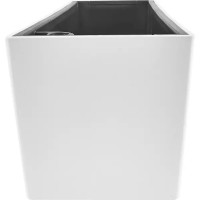 Кашпо Lechuza для цветов Балконера Колор 15670 с автополивом 50x19x19 см v8 л пластик белый
