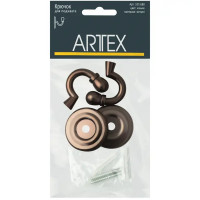 Крючок для подхвата Капля Arttex металл цвет коньяк 2 шт