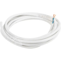 Провод Альфакабель ПВС 2x0.75 белый, на отрез, ГОСТ