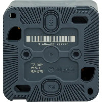 Переключатель накладной влагозащищенный Schneider Electric Mureva Styl 1 клавиша IP55 цвет антрацит