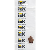 Заглушка для кабель-канала IEK 15х10 мм цвет дуб 4 шт.