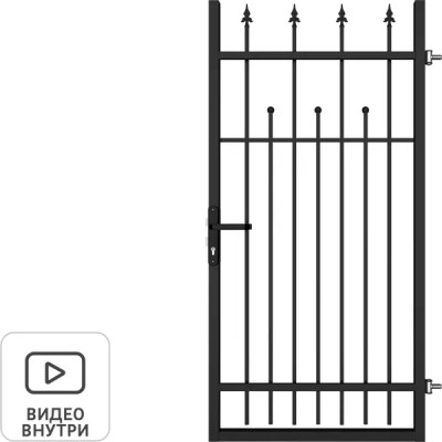 Калитка Агата 0.9x1.9м с фурнитурой