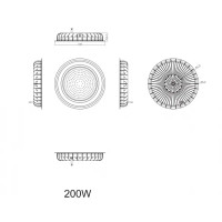 Светильник светодиодный уличный Эра SPP-402-0-50K-200 100 Вт 4000К IP65 нейтральный белый свет