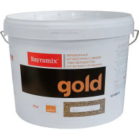 Штукатурка декоративная мраморная Bayramix Gold Mineral GR 031 15 кг цвет состаренная бронза