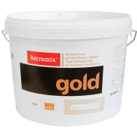 Штукатурка декоративная мраморная Bayramix Gold Mineral GR 102 15 кг цвет белый перламутр