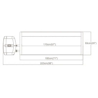 Бассейн надувной спа Bestway Lay-Z-Spa Helsinki AirJet 60025, 180х66 см