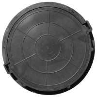 Люк ППК тип Л 580x60 мм до 3 т черный полимерпесчаный