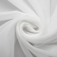 Ткань 1 м/п Silk3 органза 320 см цвет белый