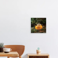 Картина на стекле «Облепиховый чай» 30x30 см