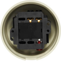Выключатель Electraline одноклавишный проходной слоновая кость