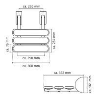 Сидение для душа Ridder Assistent Pro А140101 откидное цвет белый