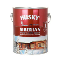 Пропитка для дерева Husky Siberian полуматовая цвет дуб 2.7 л