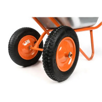 Тачка садовая Вихрь Т-2K/0,9 двухколесная усиленная 200кг/90л