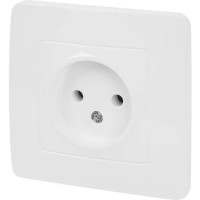 Розетка встраиваемая Schneider Electric Blanca без заземления без шторок 16 А цвет белый