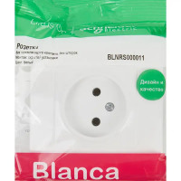 Розетка встраиваемая Schneider Electric Blanca без заземления без шторок 16 А цвет белый