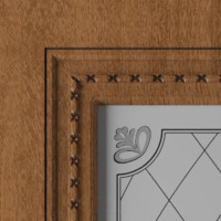 Дверь межкомнатная остекленная с замком и петлями в комплекте Грета 60x200 см ламинация ПВХ цвет дуб аурум