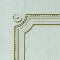 Дверь межкомнатная глухая с замком и петлями в комплекте Милана 60x200 см ламинация ПВХ цвет дуб бьянко