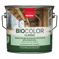 Пропитка для древесины Neomid Bio Color Classic New 2020 матовая цвет сосна 2.7 л