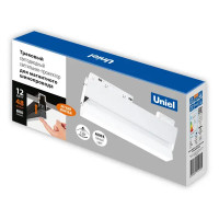 Трековый светильник Uniel светодиодный M80 12 Вт однофазный магнитный холодный белый свет 1050 Лм цвет белый