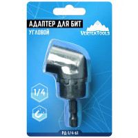 Адаптер для бит угловой Vertextools 1/4 дюйма 61 мм