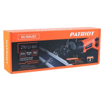 Пила сабельная аккумуляторная Patriot RS 188UES, 18 В Li-ion 1x3 Ач