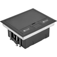 Люк в пол Экопласт LK45 4 поста 45x45 мм под наливные и фальшполы IP40 сталь