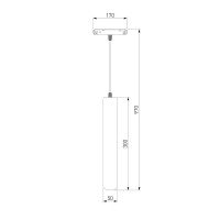 Трековый светильник подвесной Elektrostandard Slim Magnetic однофазный магнитный 6 Вт 4200K 3 м² цвет черный