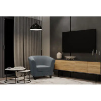 Кресло полиэстер Seasons Марсель CAMARO32 серое 85x73x77 см