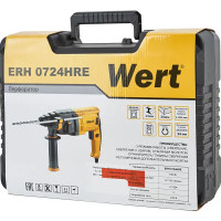 Перфоратор сетевой SDS-plus Wert ERH 0724HRE 201389, 750 Вт, 2.3 Дж