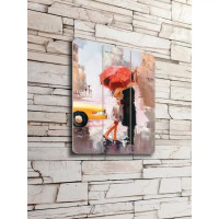 Картина на МДФ Влюбленные 30x40 см