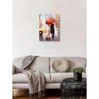 Картина на МДФ Влюбленные 30x40 см