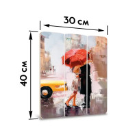 Картина на МДФ Влюбленные 30x40 см