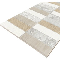 Декор настенный LB Ceramics Спектр 30x60.3 см керамогранит матовый цвет разноцветный