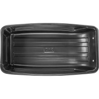 Сани-волокуши с люверсами п/эт 120x60x25см черные С-3