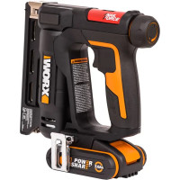 Степлер аккумуляторный Worx WX843, 20 В Li-Ion 2 Ач