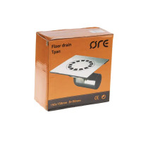 Трап для душа Ore D1550G универсальный затвор 150x150 мм цинк