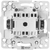 Выключатель встраиваемый EKF Стокгольм EYV10-123-20 2 клавиши цвет белый