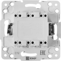 Выключатель встраиваемый EKF Стокгольм EYV10-024-10 3 клавиши цвет белый